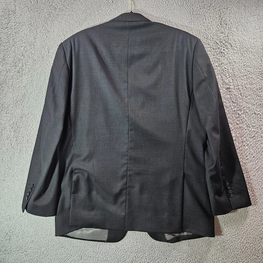 Jhane Barnes Wool Cashmere 42S Suit Blazer Jacket‎ Men Black